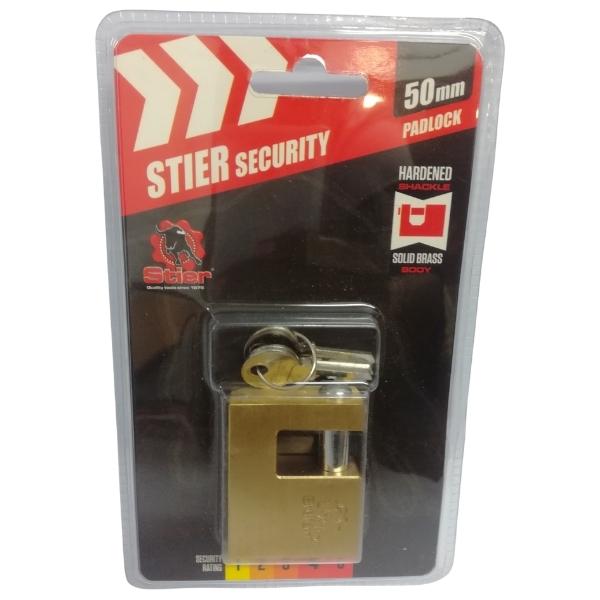 Stier – Padlock Including 3 x Keys – 50mm