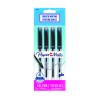 PAPER MATE Jiffy Gel pen 0,5mm Black 4pk PAPER MATE Jiffy Gel pen 0,5mm Black 4pk