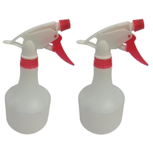 Source Direct – Plastic Trigger Sprayer Bottles 500ml – Pack of 2 (Red)