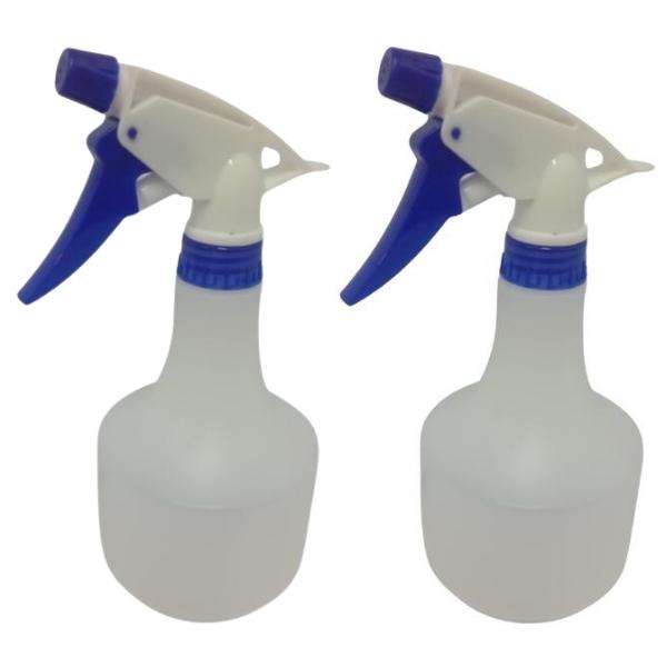 Source Direct – Plastic Trigger Sprayer Bottles 500ml – Pack of 2 (Blue)