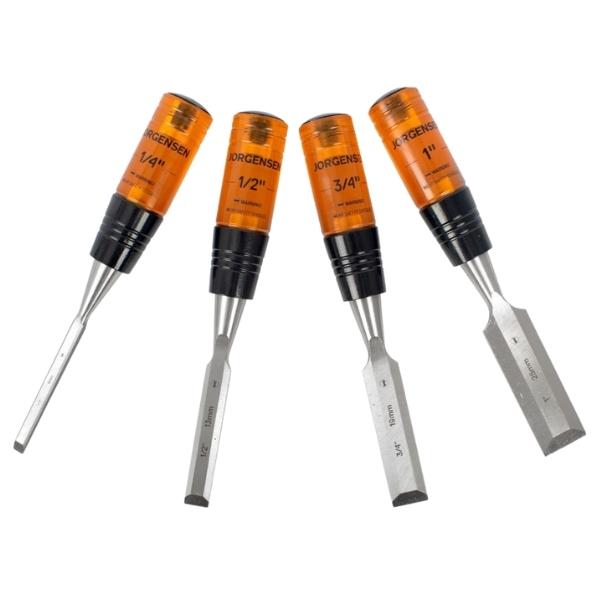 JORGENSEN – Wood Chisel Set – 4 Piece