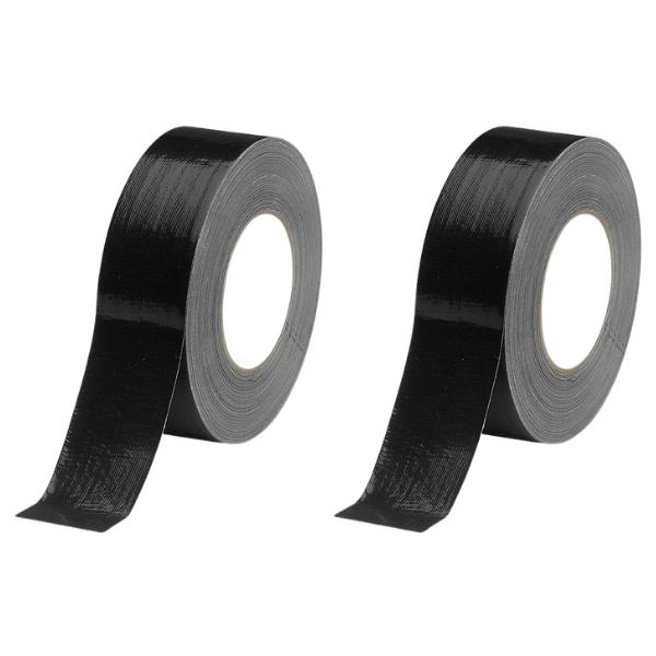 Zenith – Duct Tape 48mm x 25m – Black – Pack of 2