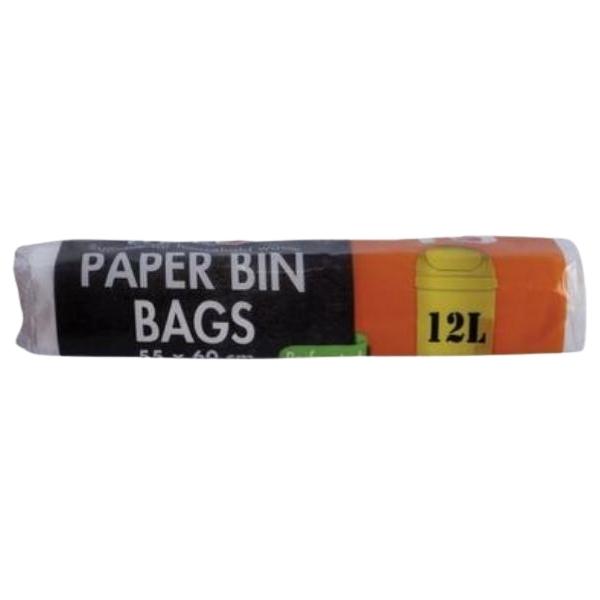 Source Direct – Refuse Bin Bags (12L) – Pack of 10 (Each roll has 15 bags)