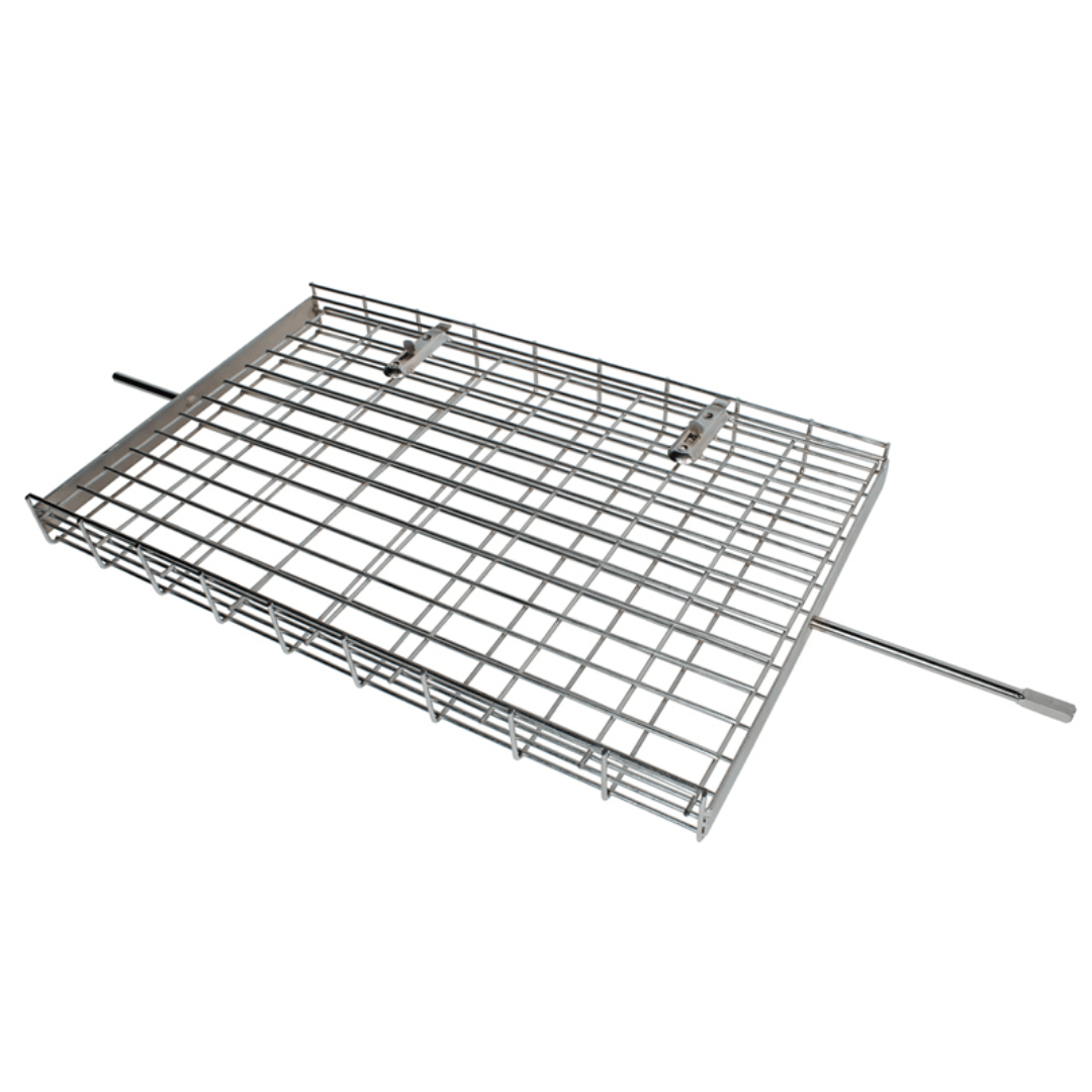 Rotisserie Basket – Large Flat – Chrome