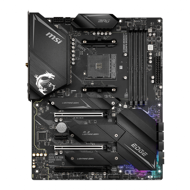 MSI MPG X570S EDGE MAX Wi-Fi AMD AM4 ATX Gaming Motherboard