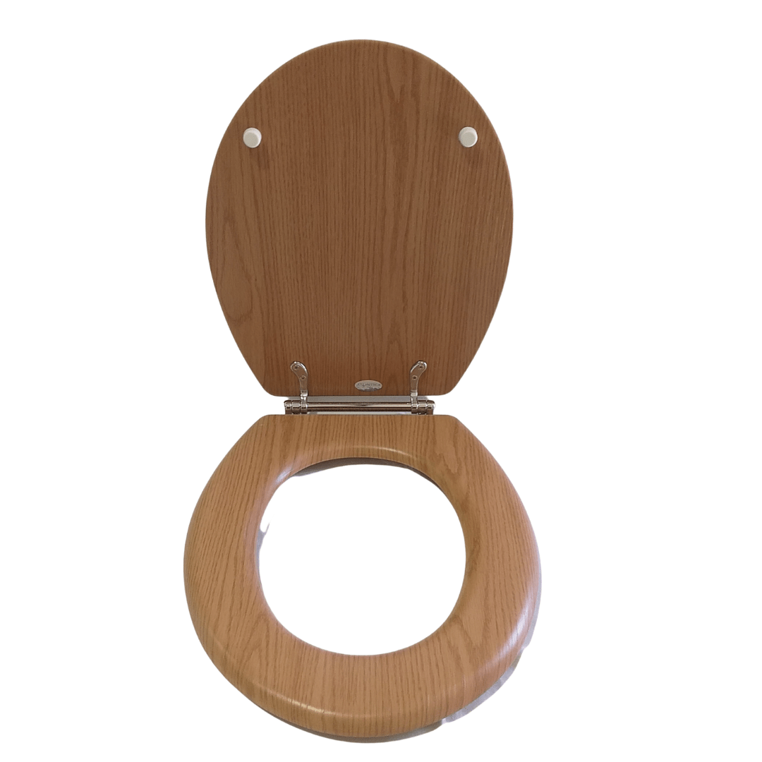 Atlantica Woodline Toilet Seat – Oak