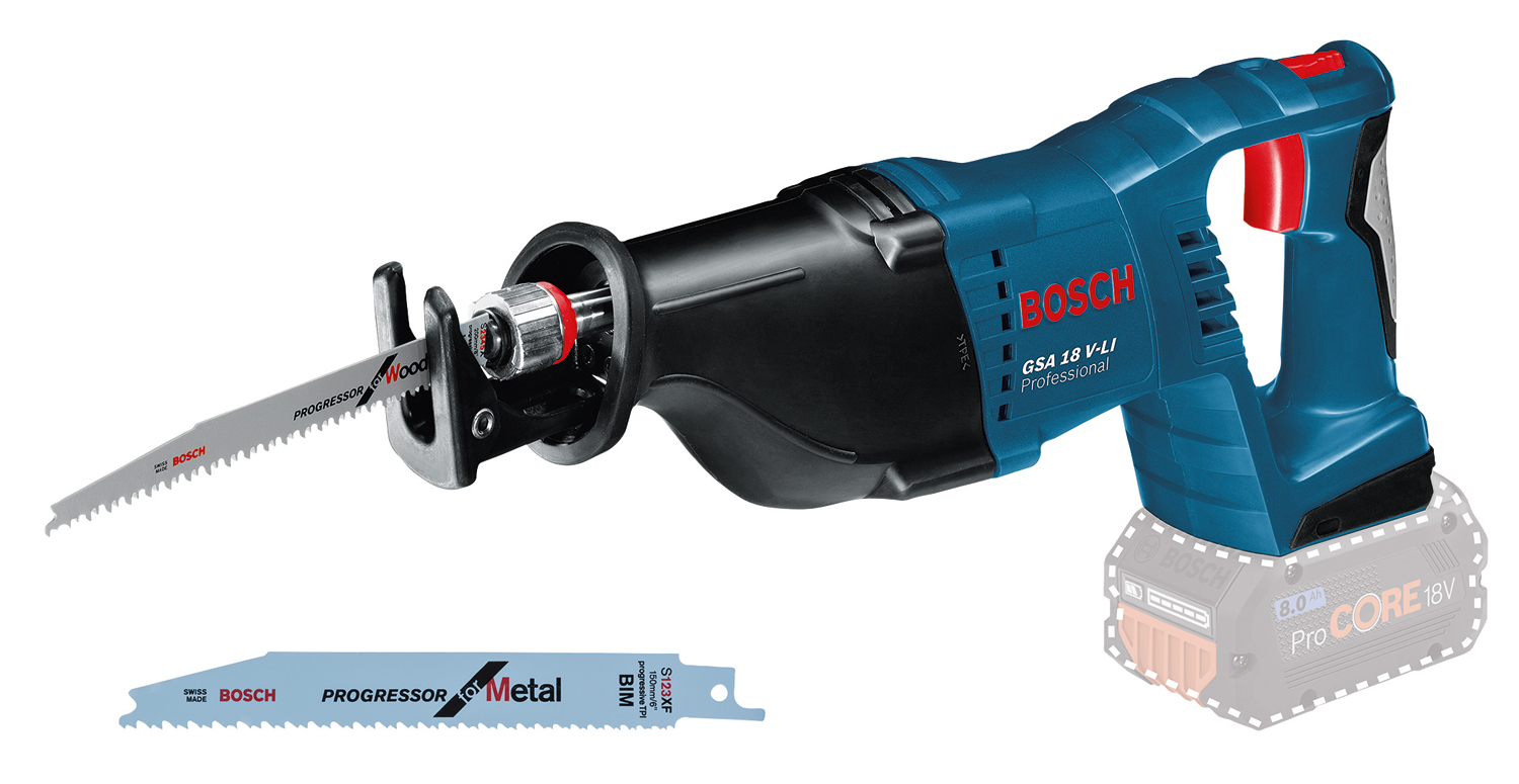 BOSCH – Cordless Reciprocating Saw GSA 18V-LI – Unit Only