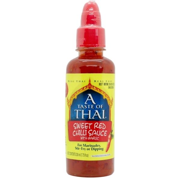 A Taste of Thai – Sweet Red Chilli Sauce with Garlic 230ml – Pack of 6