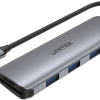 uHUB P5+ 6-in-1 Type-C Hub with 100W Power Delivery and Dual Card Reader uHUB P5+ 6-in-1 Type-C Hub with 100W Power Delivery and Dual Card Reader