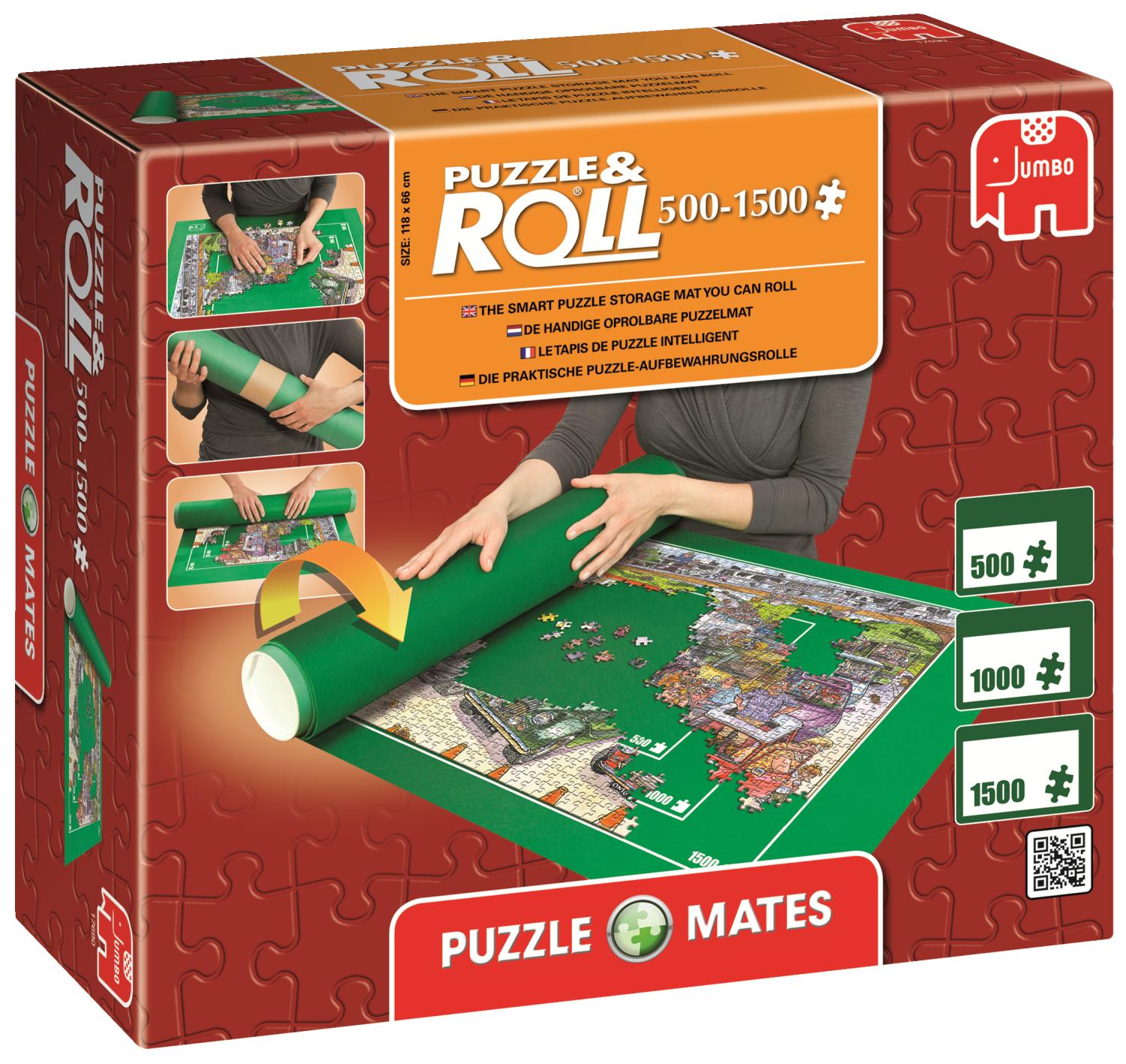 Jumbo Puzzle Mates Puzzle & Roll Up To 1500 Pieces Puzzles