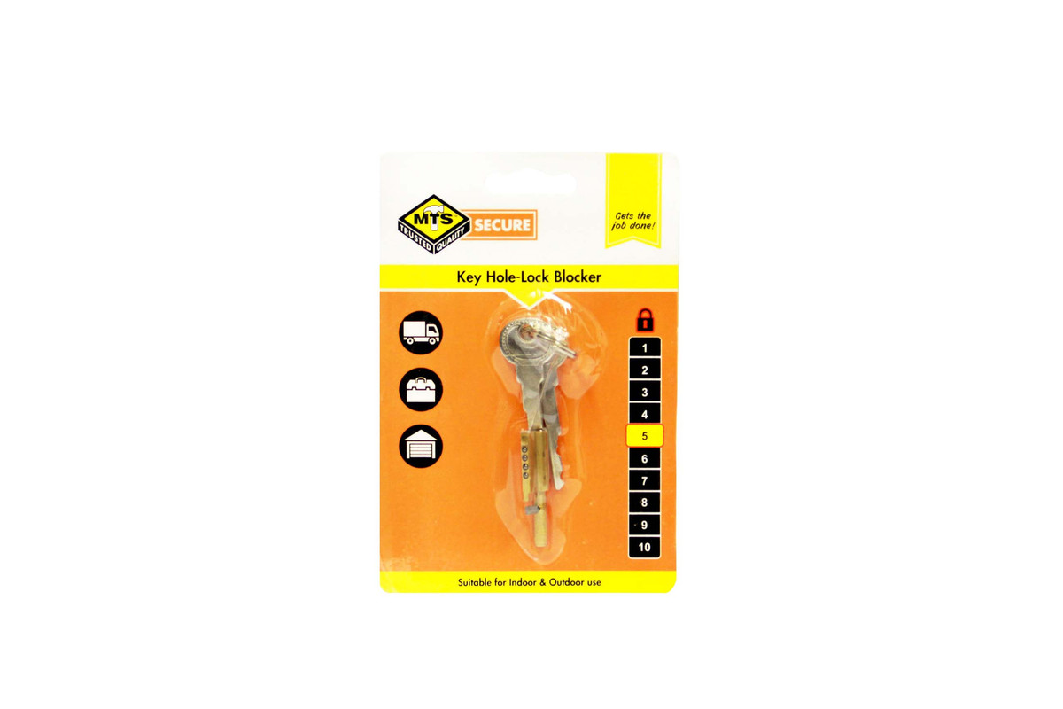 MTS Keyhole Blocker Solid Brass