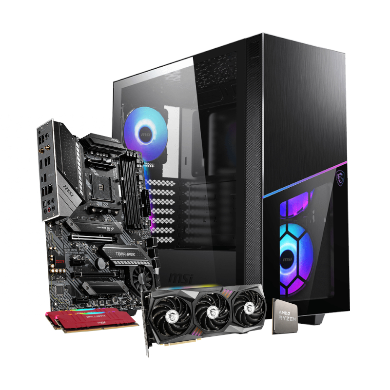 PCBuilder Ryzen 7 5800X TEMPEST Windows 11 Gaming PC