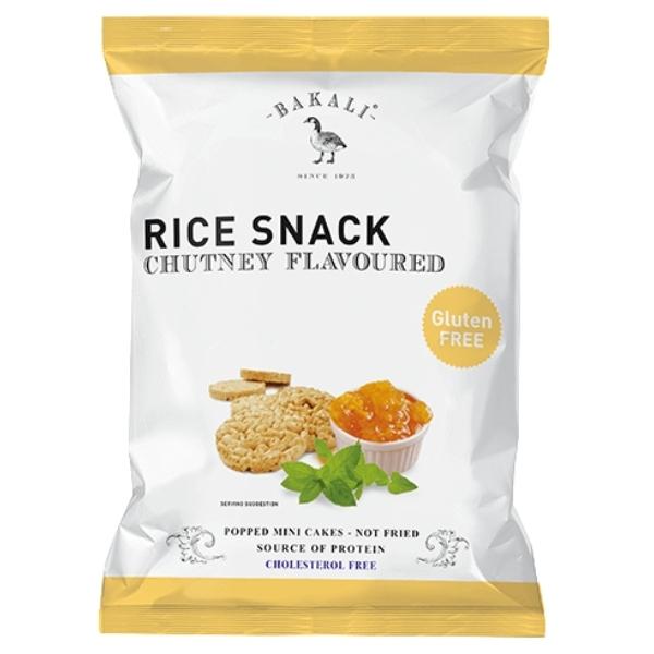 BAKALI – Mini Rice Snack 45g – Chutney Flavoured – Pack of 10