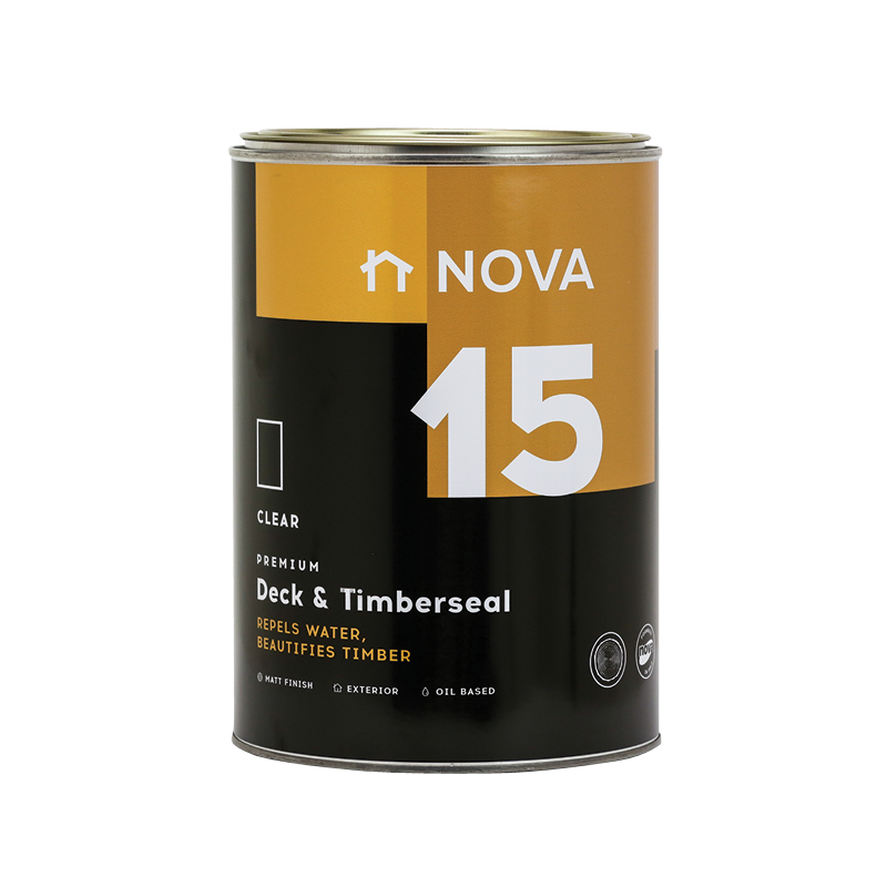 Nova 15 Deck and Timberseal 5lt – Teak