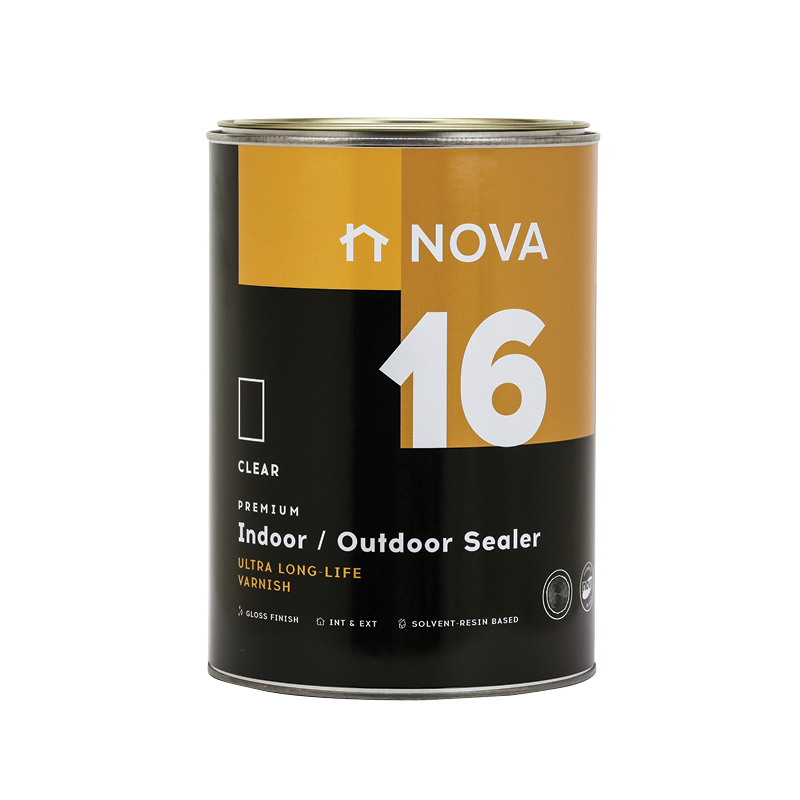Nova 16 Indoor / Outdoor Sealer – Gloss 5lt – Mahogany