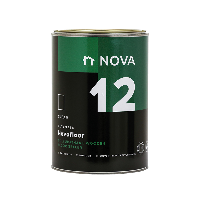 Nova 12 Nova Floor – Satin / Clear 5lt