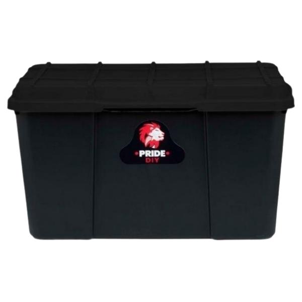 Pride – Storage Box 65L – Black – Pack of 5