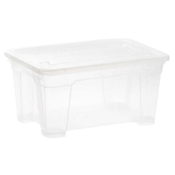 Contour – Storage Box / Storage Organiser 4.5L Clear – Pack of 10