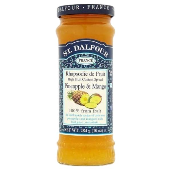 ST DALFOUR – Jam / Pineapple & Mango Extra Fruit Jam – 284g