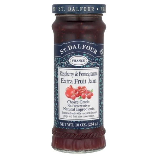 ST DALFOUR – Jam / Raspberry & Pomegranate Extra Fruit Jam – 284g