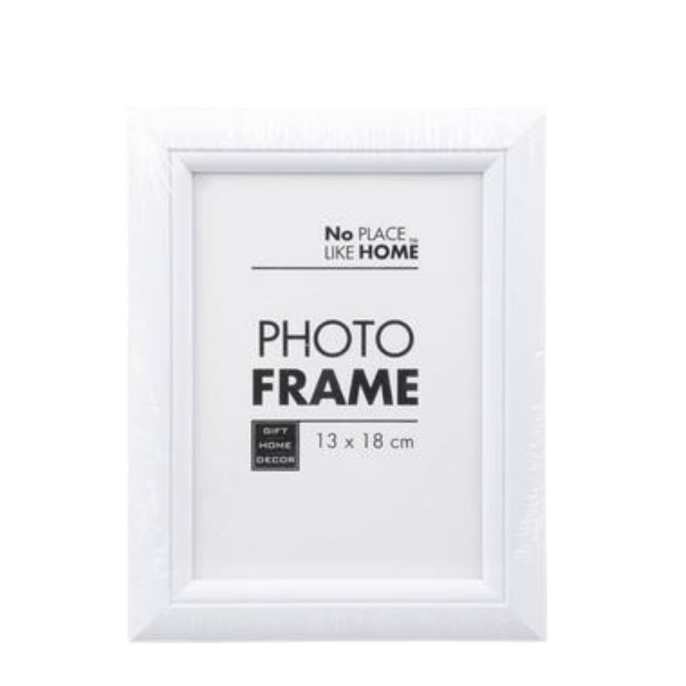 Set of 3 Picture Frame PL White Gloss 13×18