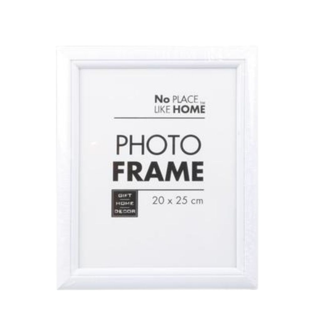 Set of 3 Picture Frame PL White Gloss 20x25cm