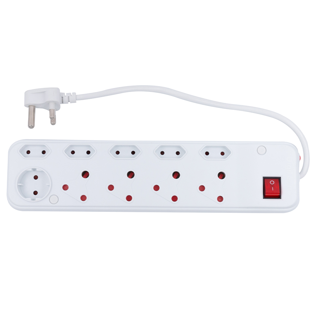 Digitech Way Multiplug Switched 5x5A+4x16A+1xShuko