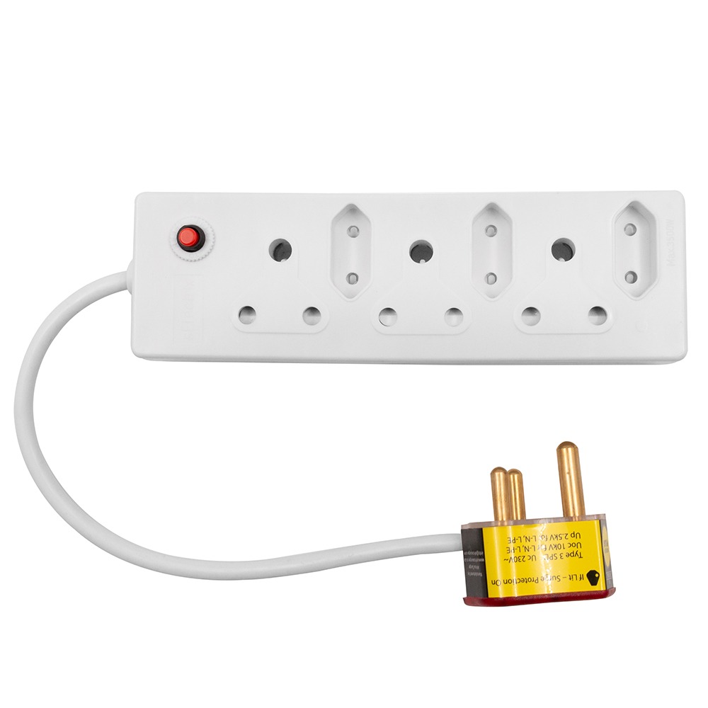 Digitech 6 Way Surge Multiplug 3x16A+3x5A