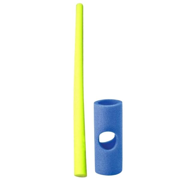 Source Direct- Yellow Pool Noodle 1.5m with a Blue Connector 22cm x 9.5cm