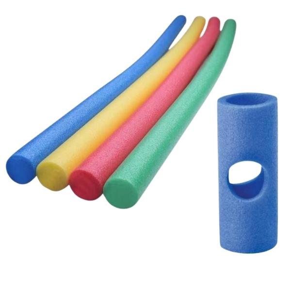 Source Direct- Assorted Pool Noodle 1.5m with a Blue Connector 22cm x 9.5cm