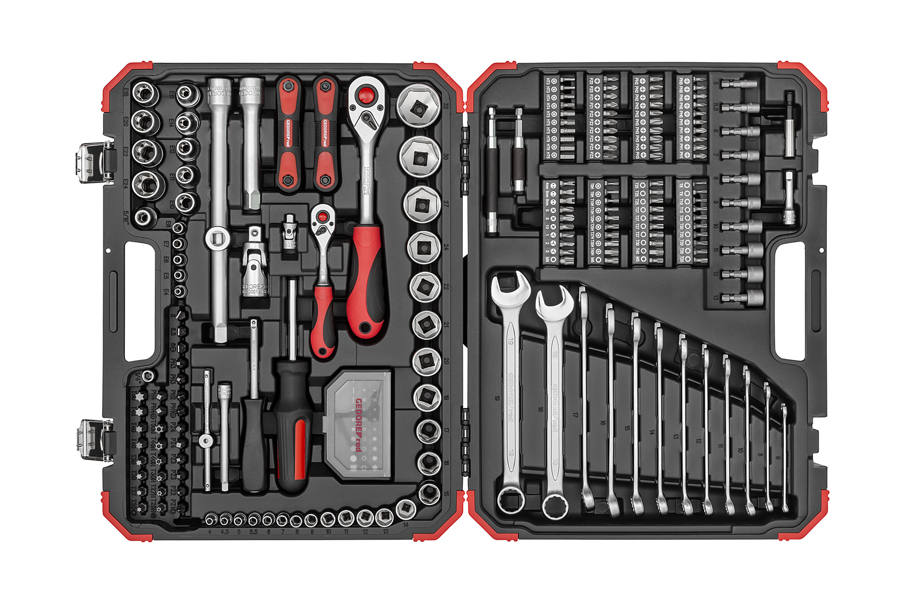 Gedore Red 232 Piece 1/4″ & 1/2″ Drive Socket Set