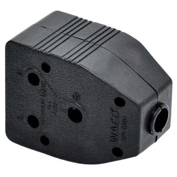 WACO – Rubber Janus Coupler 16A 3PIN Double Sided