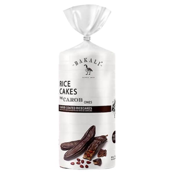 Bakali – Rice Cakes – Carob 90g – Pack of 10