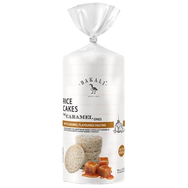 Bakali – Rice Cakes – Caramel Coated 90g – Pack of 5