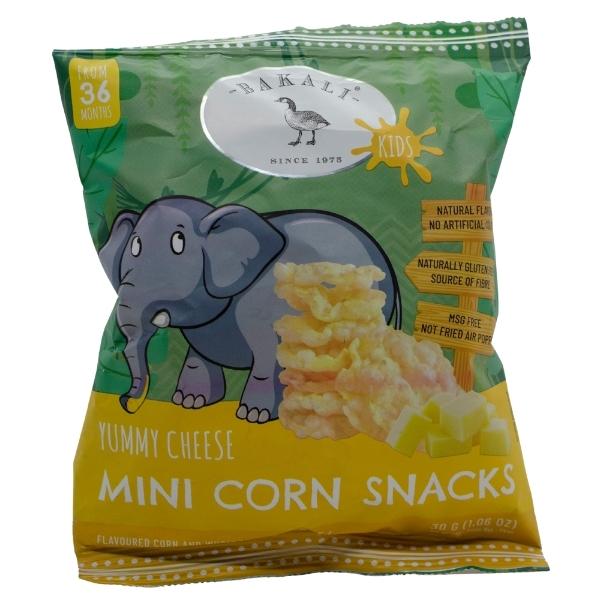 Bakali – Kiddies Mini Corn Snacks 30g – Yummy Cheese – Pack of 10