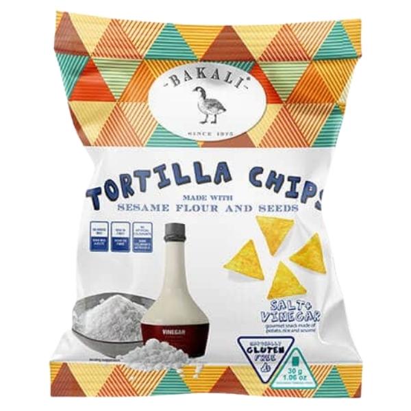 Bakali – Tortilla Chips 30g – Salt and Vinegar – Pack of 10