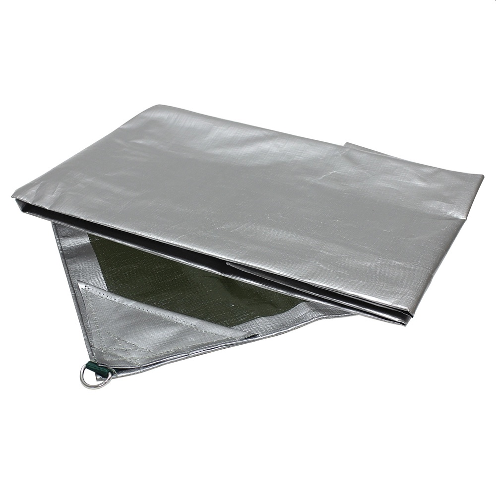 OZtrail 203 x 406cm Ultrarig Heavy Duty Silver Poly Tarp