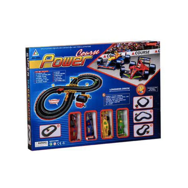 Power Course- Battery Operated Racing Car Set 36 Piece