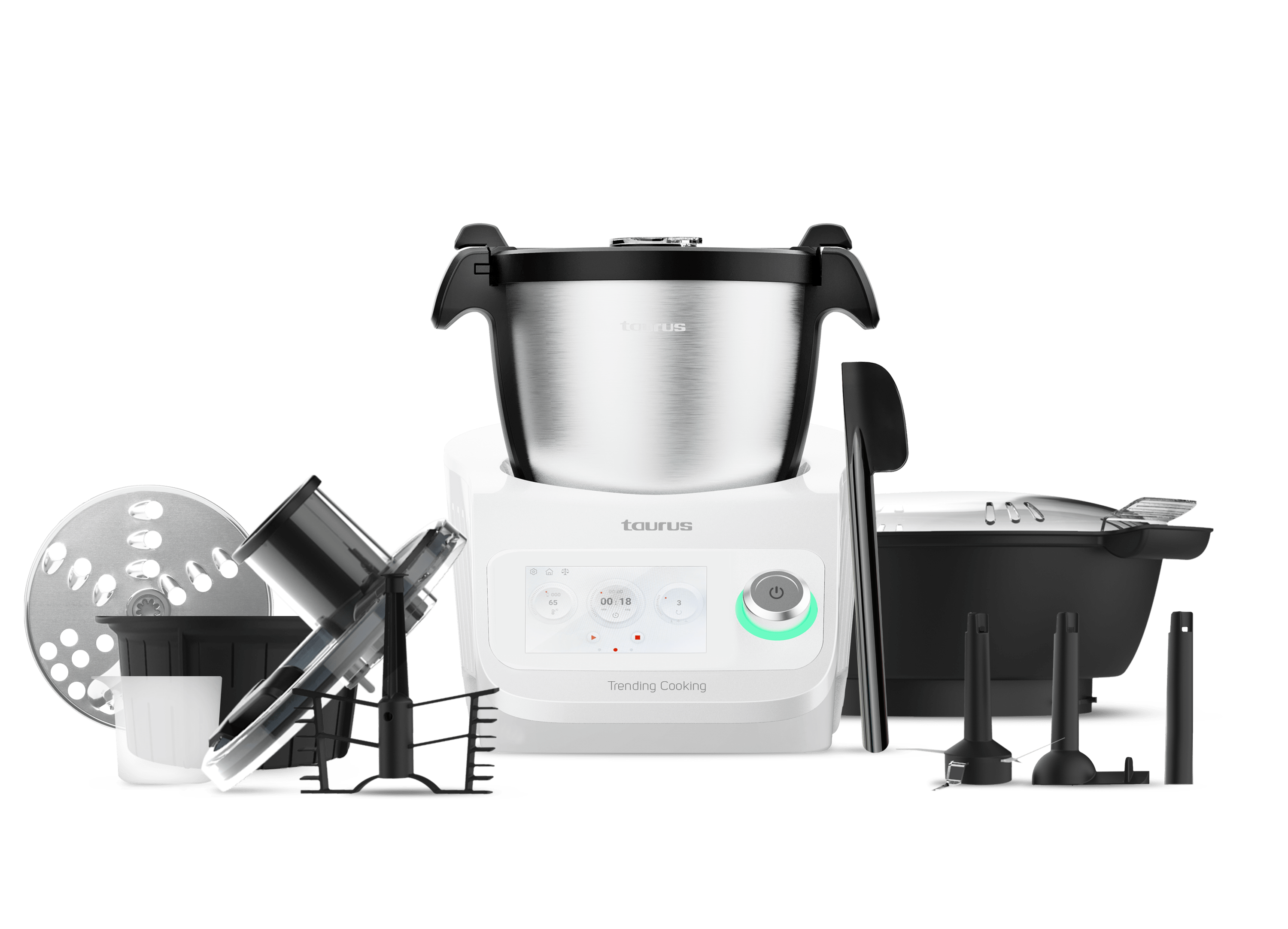 Taurus – “Trending Cooking” LCD Display Kitchen Machine WiFi Connectivity