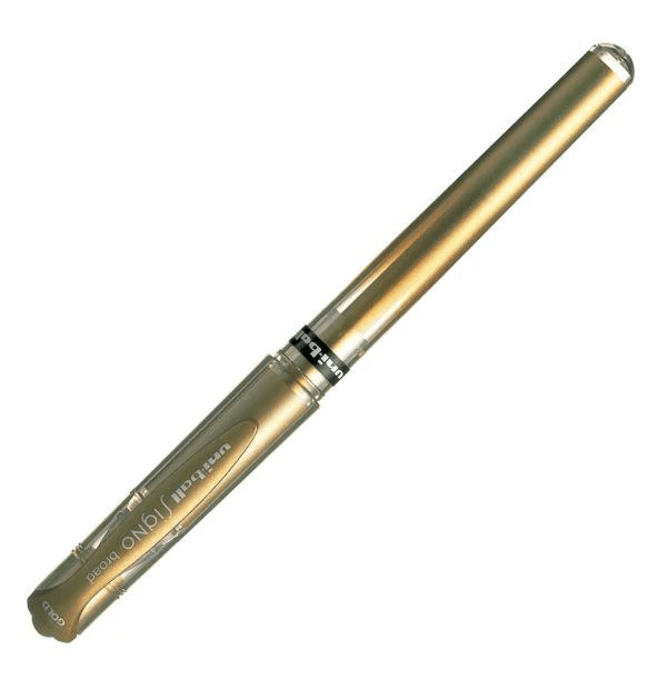 Uni-ball UM-153 Signo Gel Pen Ballpoint Rollerball Pen Broad – 1mm – Gold