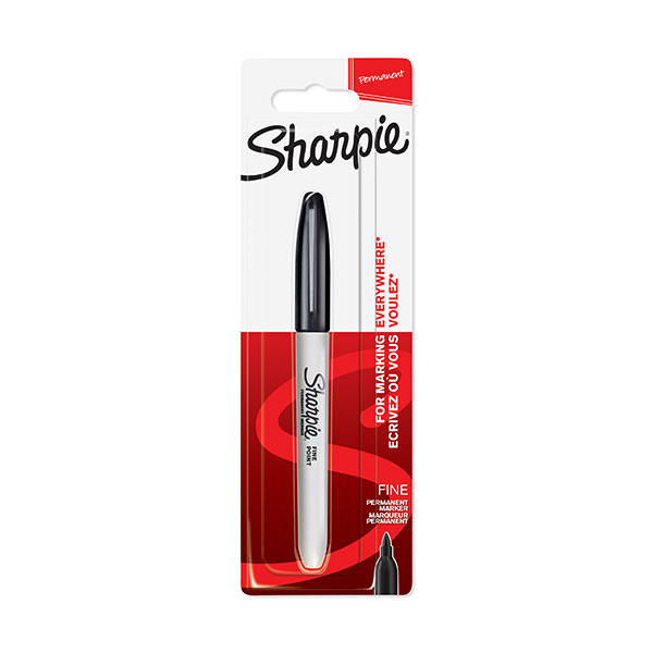SHARPIE Fine Permanent Marker: Black Card 1’s