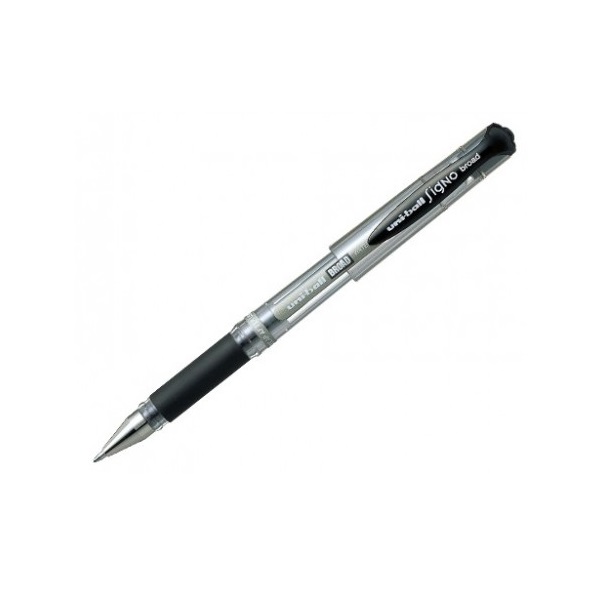 Uni-ball UM-153 Signo Gel Pen Ballpoint Rollerball Pen Broad – 1mm – Black