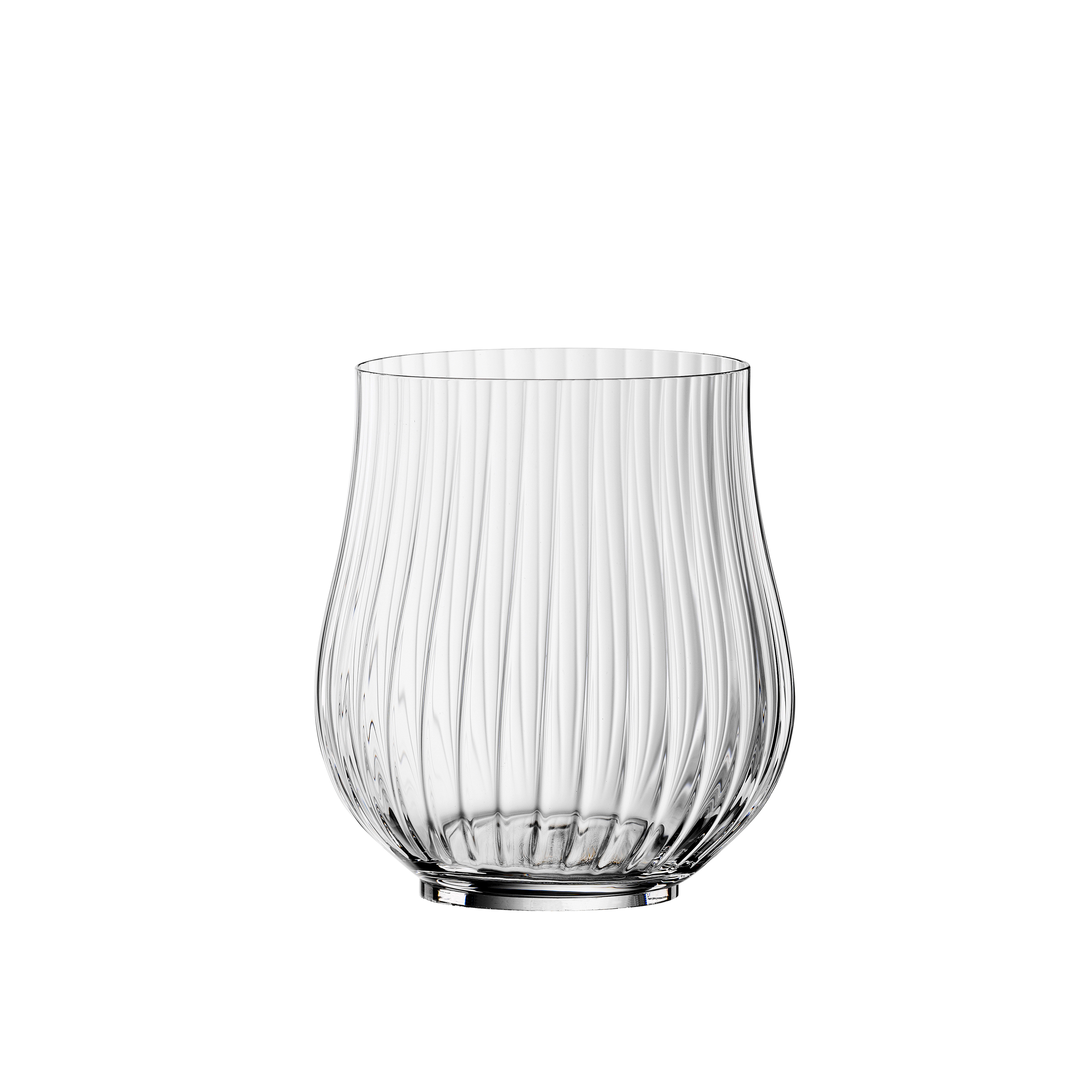 Crystalex Tulipa Optic Crystal Tumbler Glasses 350ml – Set of 6