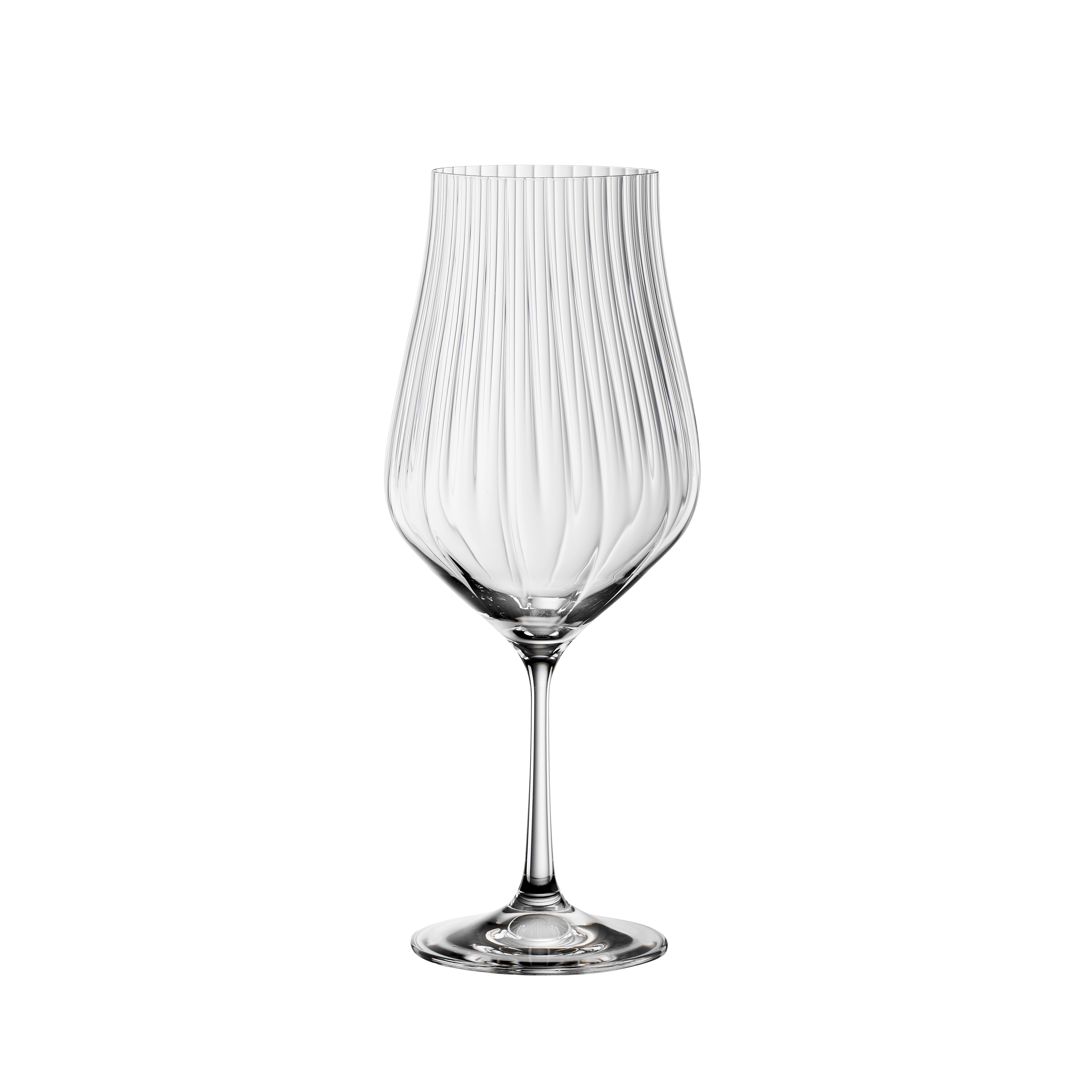 Crystalex Tulipa Optic Crystal Red Wine Glasses 550ml – Set of 6
