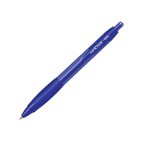 Uni Click-Gel Super Ink Roller Ball Pen – 0.7mm Ball – Blue
