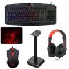 REDRAGON – 4 in 1 RGB Gaming Keyboard Set and USB RGB Headset Stand Combo REDRAGON – 4 in 1 RGB Gaming Keyboard Set and USB RGB Headset Stand Combo