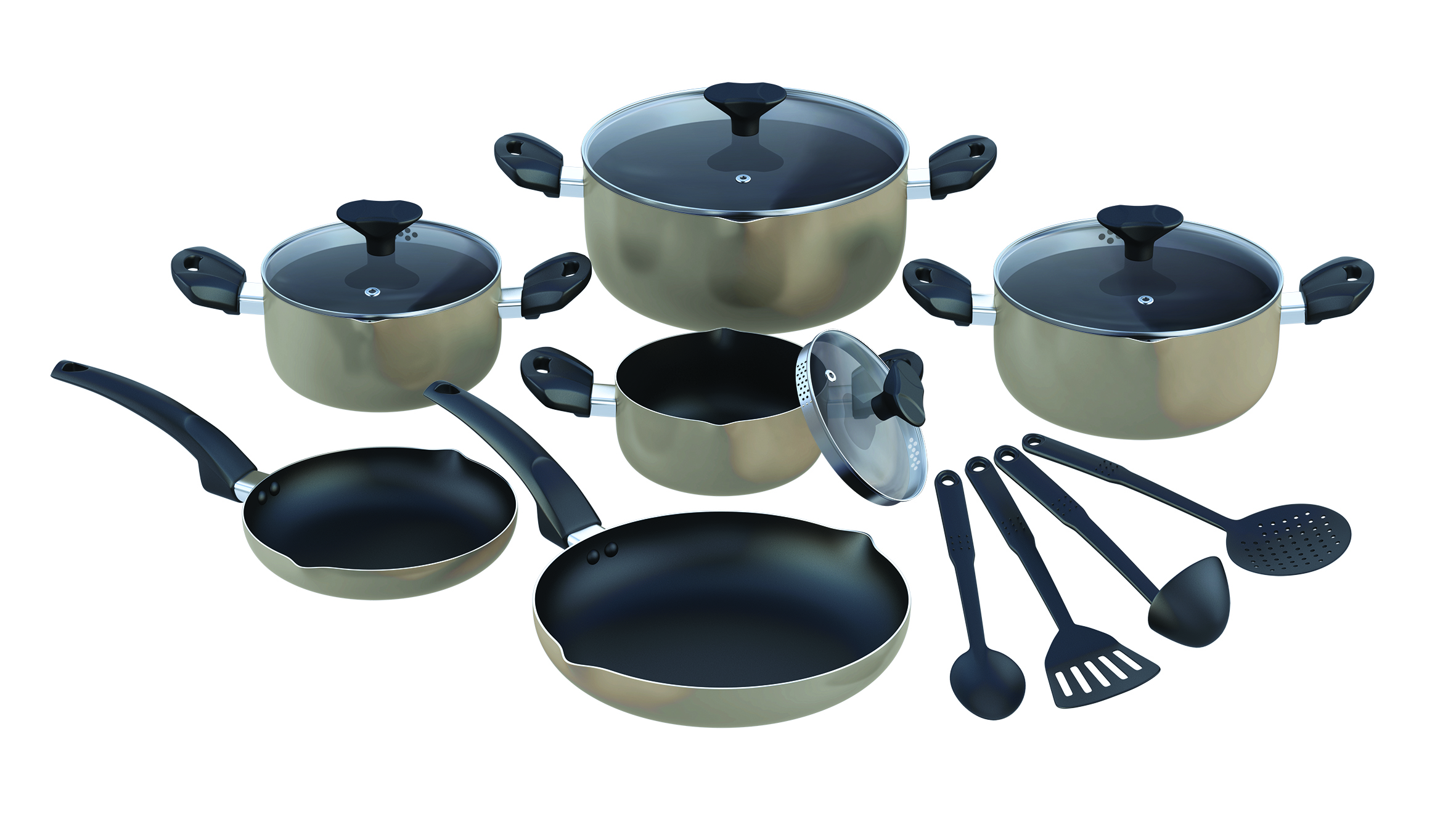 Bennett Read 14 Piece Royal Strainer Cookware Set