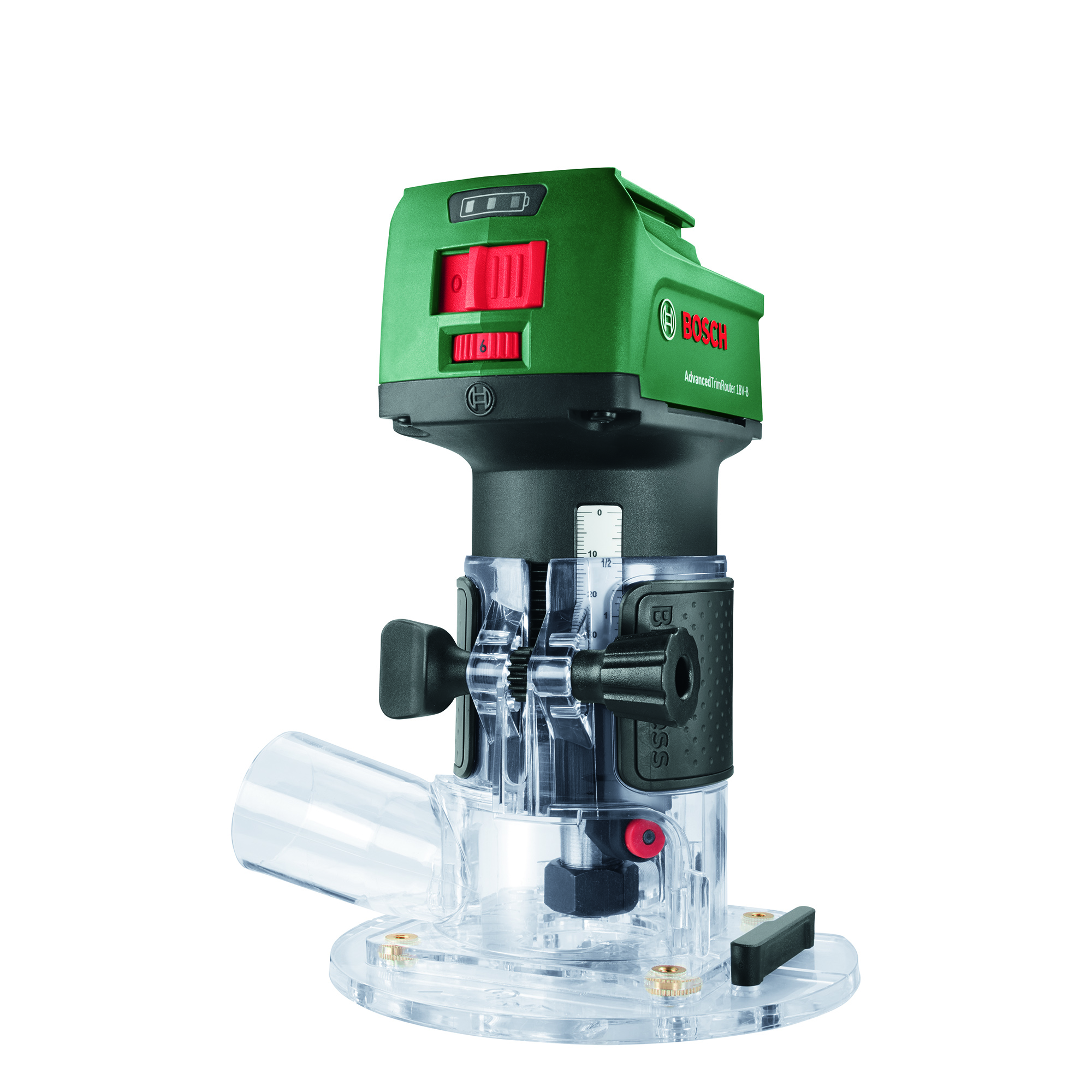 Bosch 18V Cordless Router Solo (Model: AdvancedTrimRouter 18V-8)