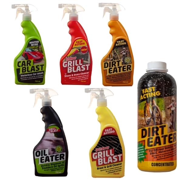 Cleaning Outdoor and Indoor – Combo Pack – 750ml and 1L – Pack of 6 – Assorted