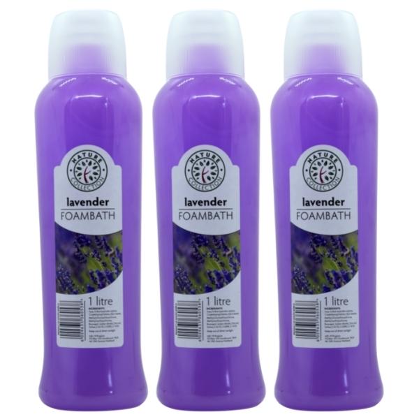 Nature Collection – Foambath Body Wash 1L – Lavender – Pack of 3